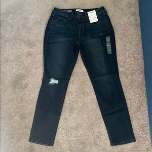 Sonoma women’s 10 short mid rise dark wash skinny jean